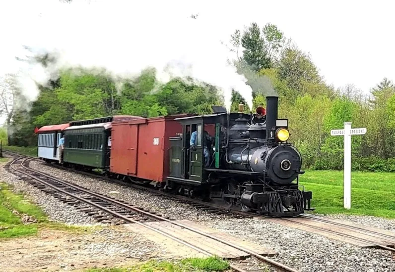 New England Trains And Fall Colors