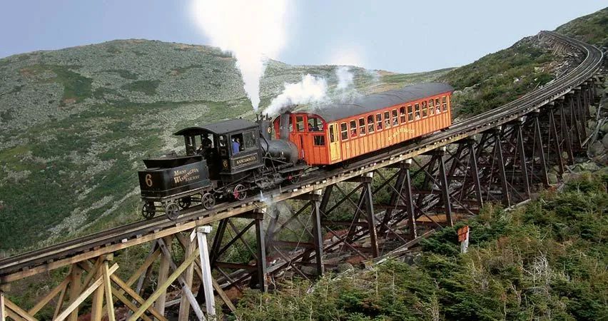 New England Trains And Fall Colors