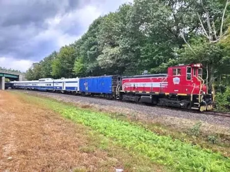 New England Trains And Fall Colors