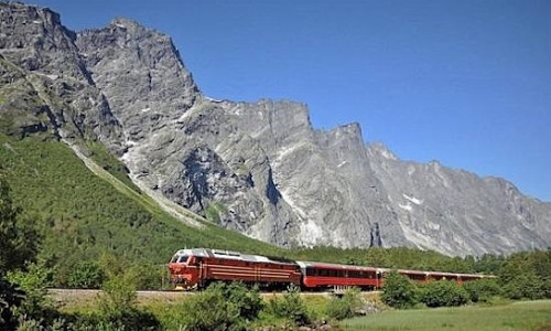 Norway Winter By Water And Rail