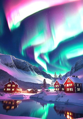 Norway Winter By Water And Rail