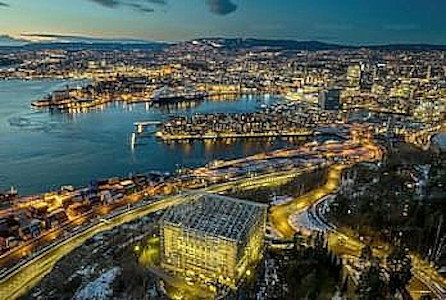 Norway Winter By Water And Rail