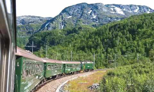Norway Winter By Water And Rail