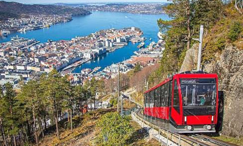 Norway Winter By Water And Rail