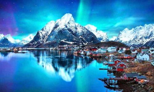 Norway Winter By Water And Rail