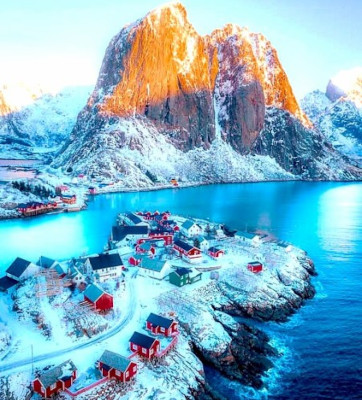 Norway Winter By Water And Rail