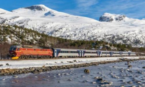 Norway Winter By Water And Rail